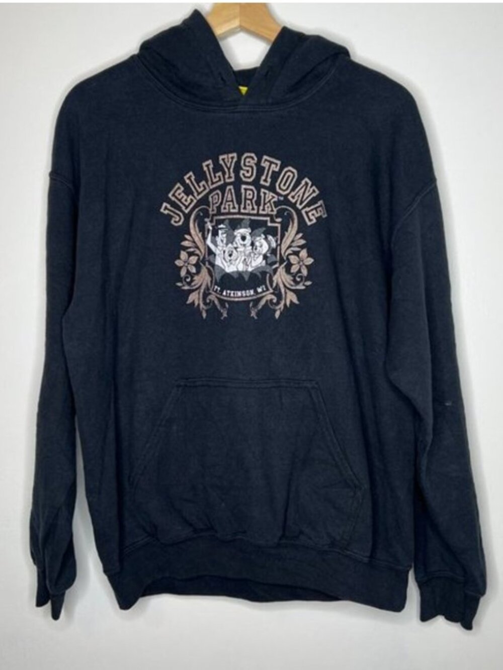 VTG Jelly Stone Park Yogi Bear hoodie sweatshirt M